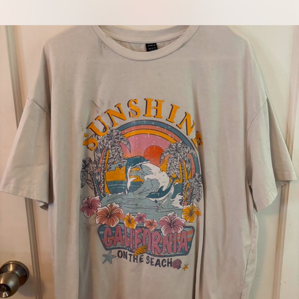 Graphic Beige T-Shirt
